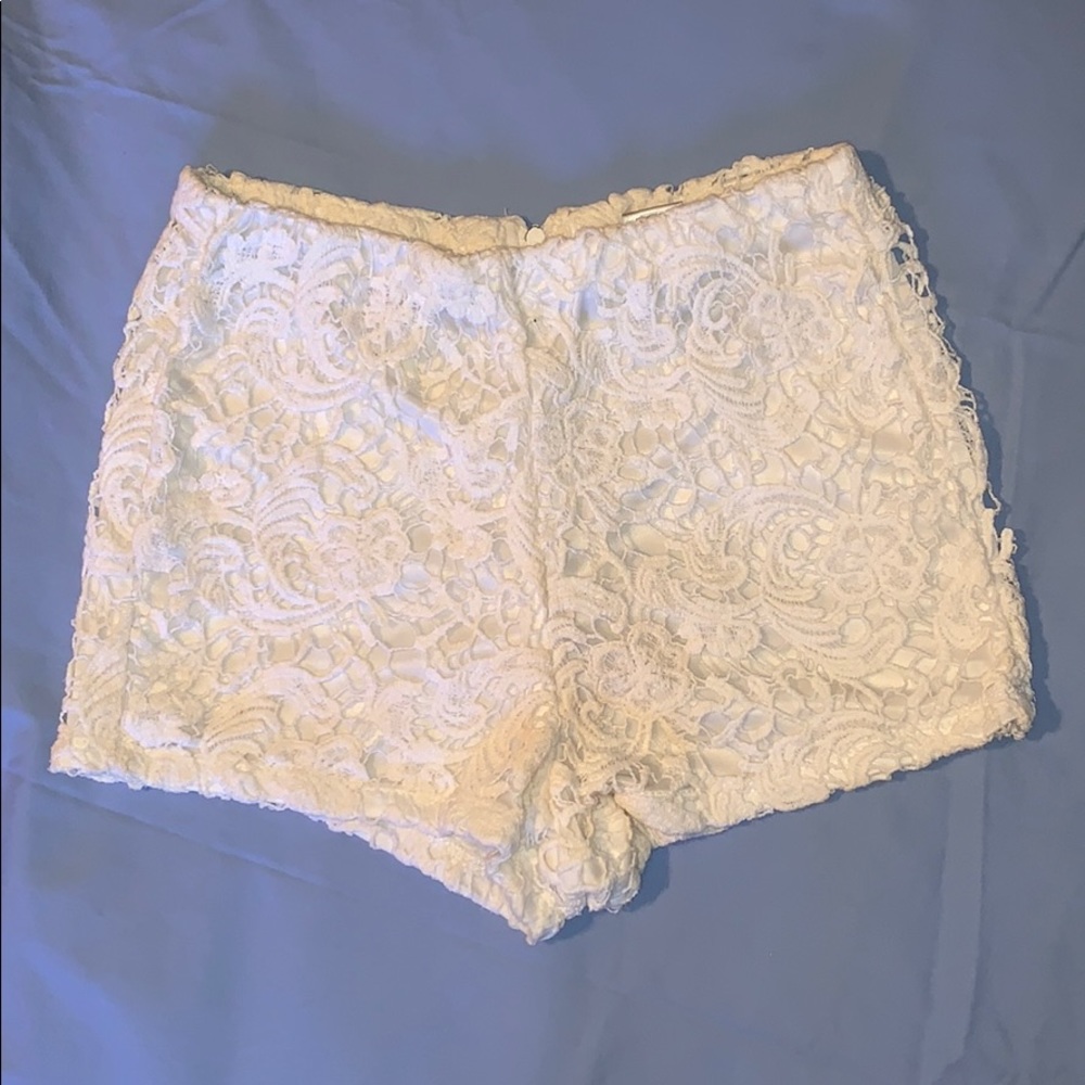 CHARLOTTE RUSSE lace shorts